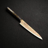 初心 孔雀 V-Toku-2 小刀 150mm 彩虹 大馬士革 紫色