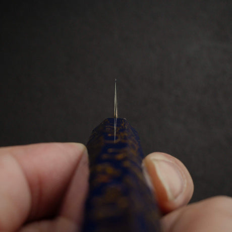 初心 孔雀 V-Toku-2 小刀 150mm 彩虹 大馬士革 紫色