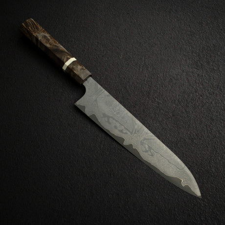 初心 x 二唐 VG XEOS 黑染 大馬士革 牛刀 240mm w/ 刀鞘