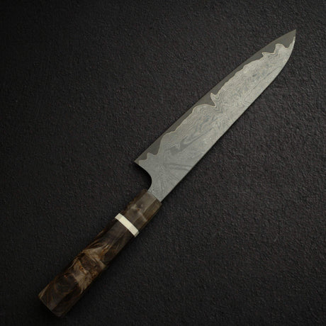 初心 x 二唐 VG XEOS 黑染 大馬士革 牛刀 240mm w/ 刀鞘