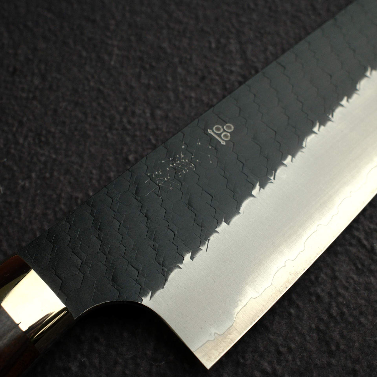 二唐 SG2 黑打 鎚目 牛刀 240mm 西式 鐵木