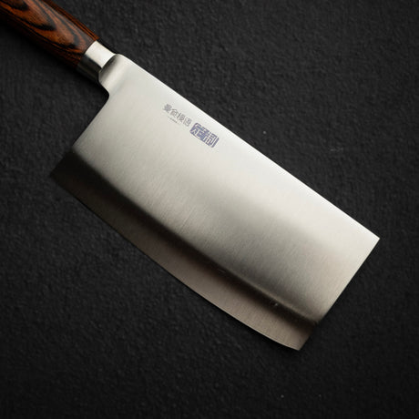 Tamahagane San Cleaver - Chuka 180mm Migaki Finish SN 1124H factory second