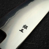鐵人 銀三鋼 浮刃 切付牛刀 210mm 黑檀木手柄