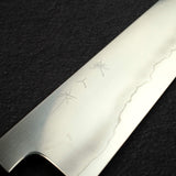 鐵人 銀三鋼 浮刃 切付 牛刀 240mm 黑檀木柄