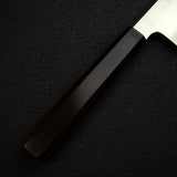 鐵人 銀三鋼 浮刃 切付 牛刀 240mm 黑檀木柄
