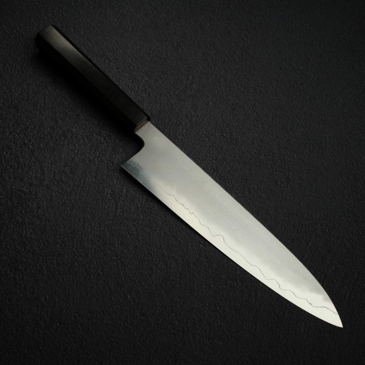 鐵人 銀三鋼 霞 牛刀 240mm 黑檀木柄