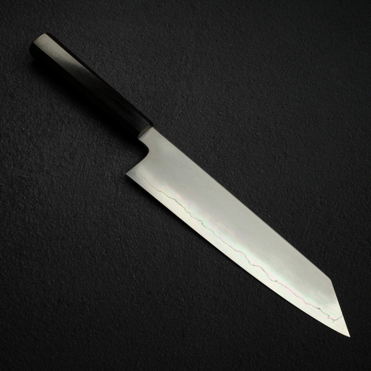 鐵人 銀三鋼 霞 切付牛刀 240mm 黑檀木刀柄