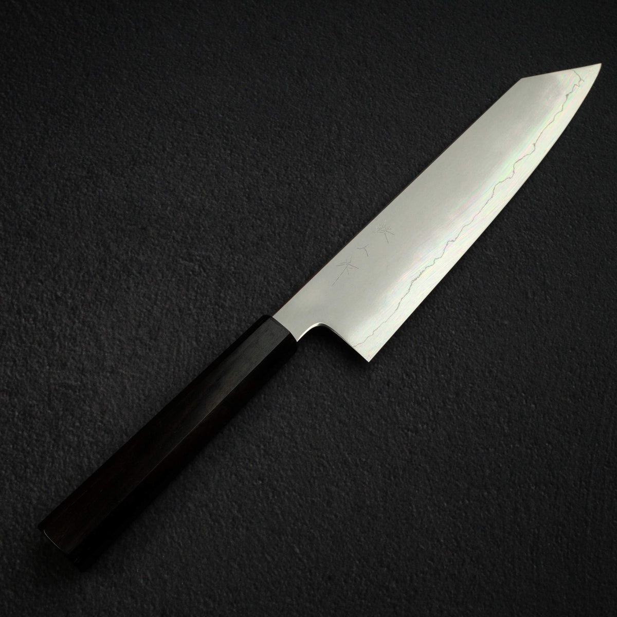 鐵人 銀三鋼 霞 切付牛刀 240mm 黑檀木刀柄