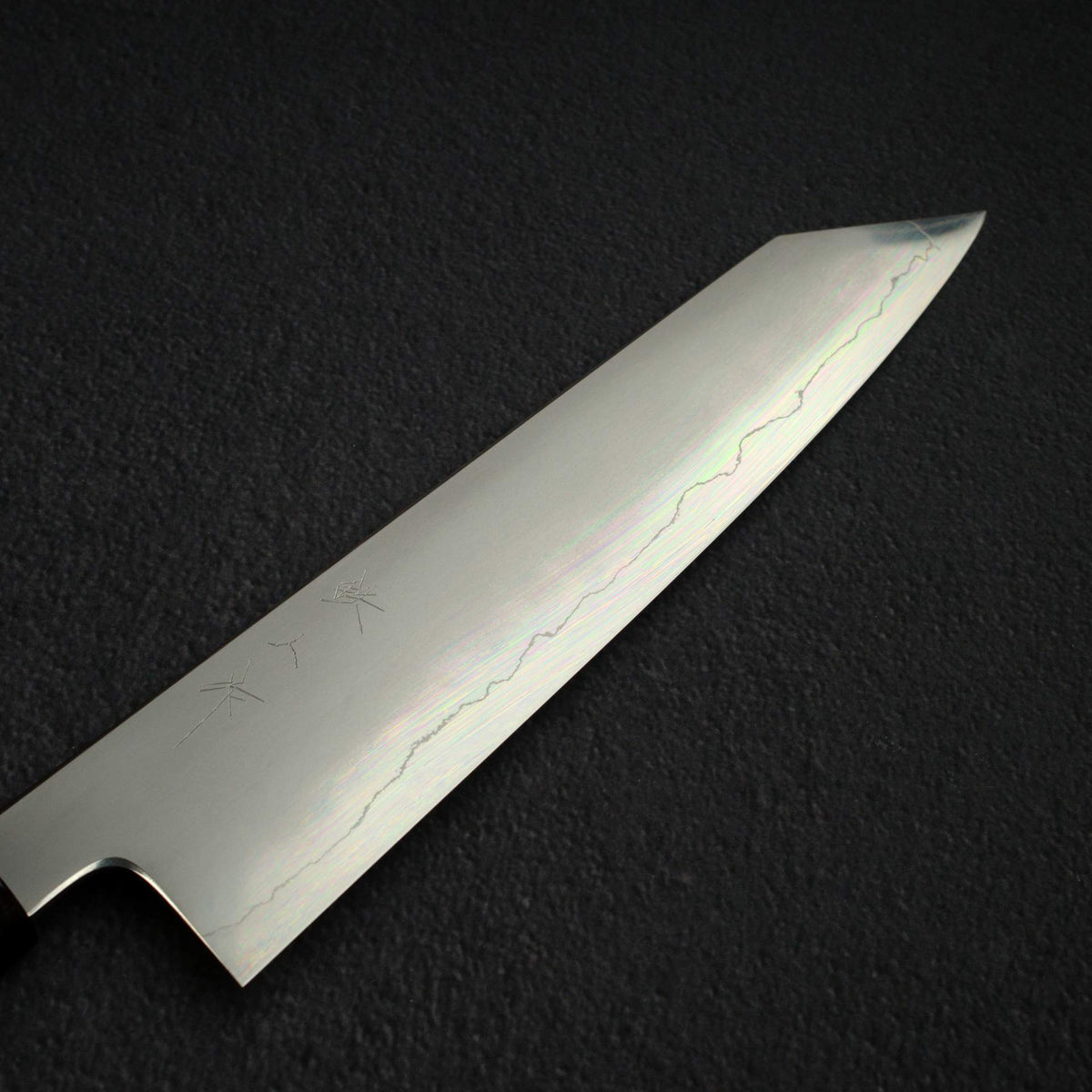 鐵人 銀三鋼 霞 切付牛刀 240mm 黑檀木刀柄