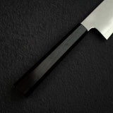 鐵人 銀三鋼 霞 切付牛刀 240mm 黑檀木刀柄