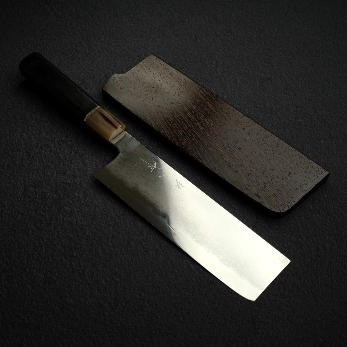 鐵人 銀三鋼 鍛流線 菜切刀 170mm 附刀鞘