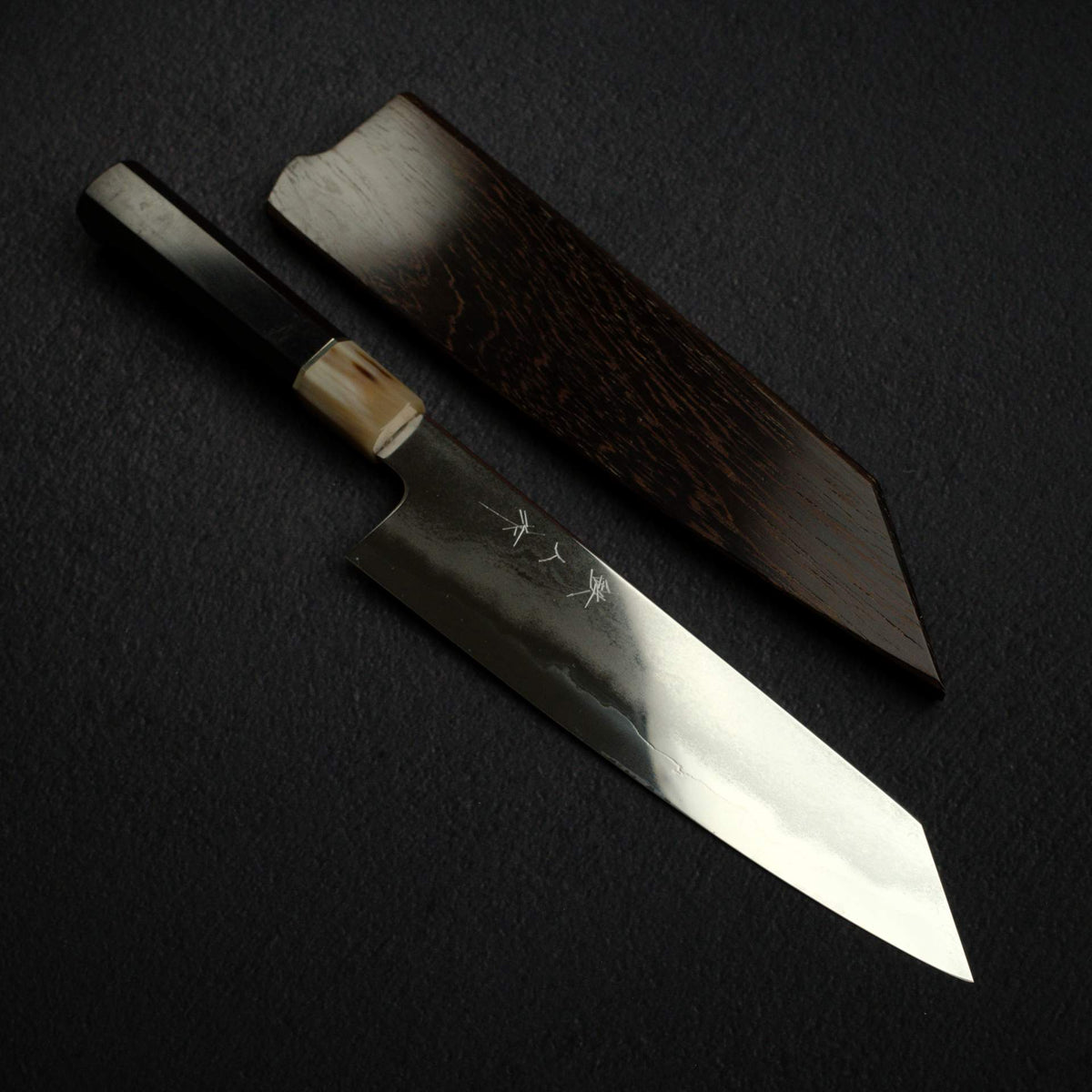鐵人 銀三鋼 鍛流線 切付牛刀 210mm 附刀鞘