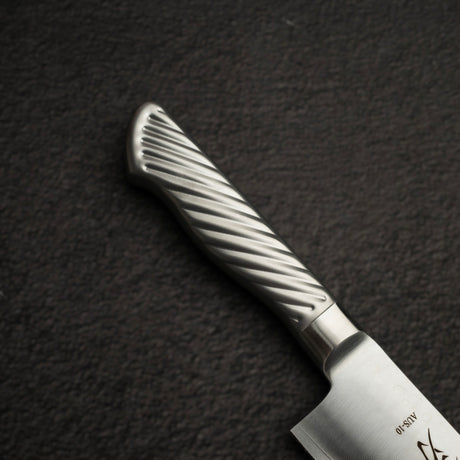 K&S AUS10 單鋼三德刀 165mm 金屬握柄