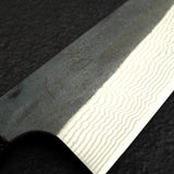 初心 x 二唐 銀三鋼 黑打 大馬士革 三德刀 170mm 碳纖維手柄