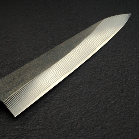 初心 銀三鋼 黑打 大馬士革 牛刀 240mm 碳纖維手柄