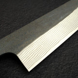 初心 銀三鋼 黑打 大馬士革 牛刀 240mm 碳纖維手柄