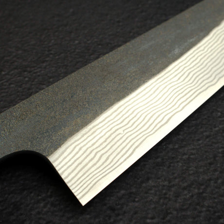初心 銀三鋼 黑打 大馬士革 牛刀 240mm 碳纖維手柄