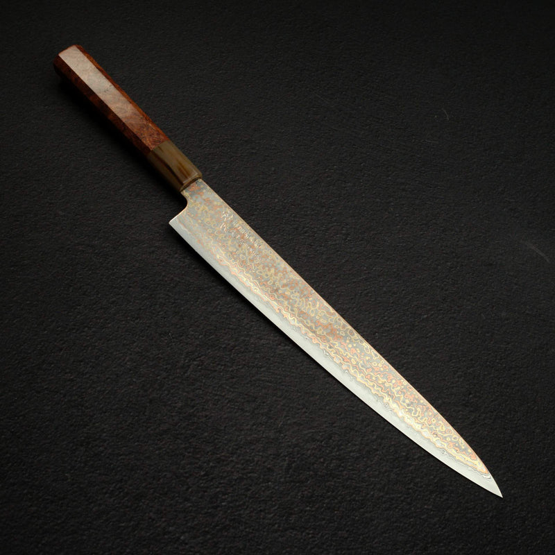 初心 火之鳥 V-Toku 2 筋引 270mm 彩虹大馬士革飾面