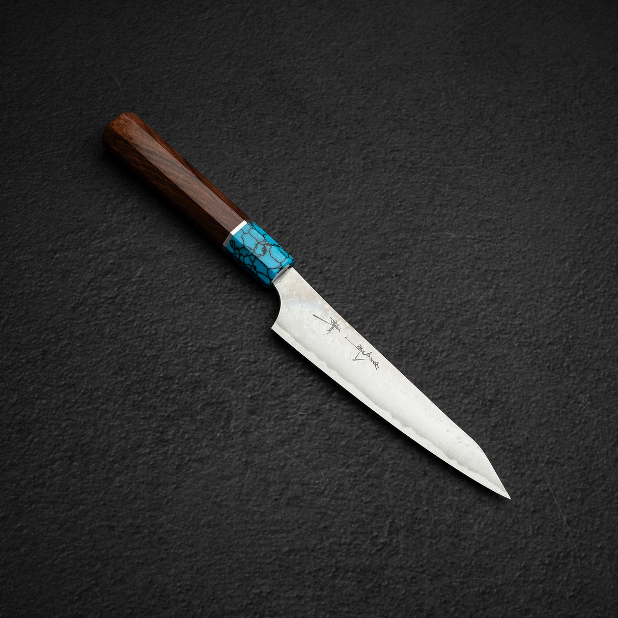Kurosaki Kokusen Ei AS Petty 130mm - Turquoise Ferrule
