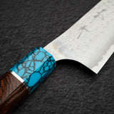 Kurosaki Kokusen Ei AS Bunka 170mm  - Turquoise Ferrule