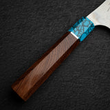 Kurosaki Kokusen Ei AS Bunka 170mm  - Turquoise Ferrule