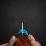 Kurosaki Kokusen Ei AS Bunka 170mm  - Turquoise Ferrule