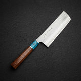 Kurosaki Kokusen Ei AS Nakiri 170mm - Turquoise Ferrule