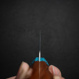 Kurosaki Kokusen Ei AS Nakiri 170mm - Turquoise Ferrule