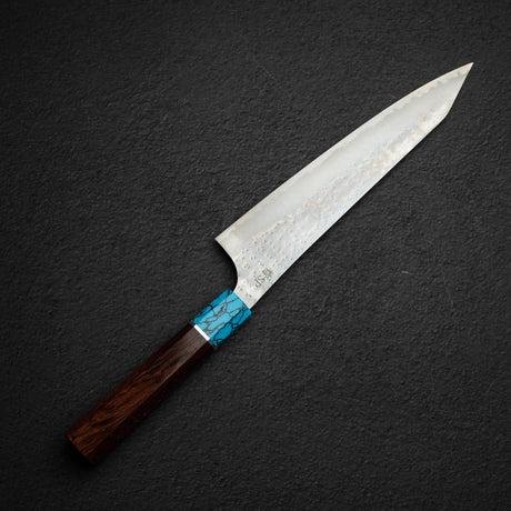 黑崎優 Kokusen Ei AS K 型牛刀 210mm－綠松石刀枕