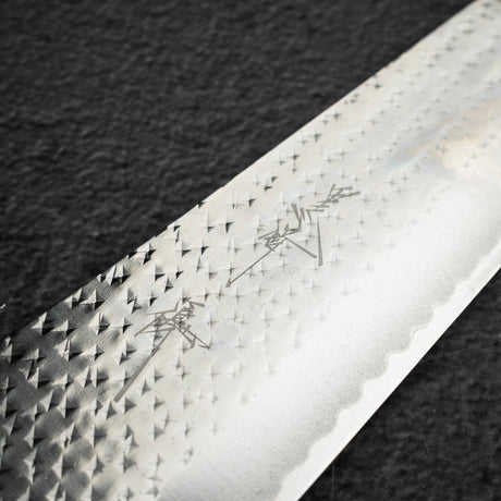 黑崎優「黒線・映」青紙超級 K 型牛刀 270mm 金色口環