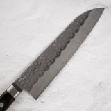 Tsunehisa AUS8 Tsuchime Santoku 180 mm Brown Western Handle