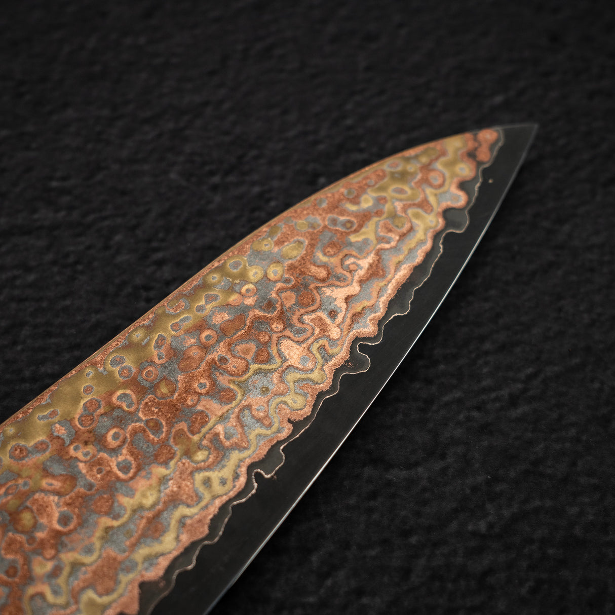 Hatsukokoro Hinotori V-Toku 2 Gyuto 210mm Rainbow Damascus Finish