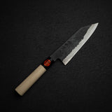 田中 Blue 2 黑打槌目不鏽鋼夾鐵 文化刀 165mm 朴木柄