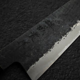 田中 Blue 2 黑打槌目不鏽鋼夾鐵 文化刀 165mm 朴木柄