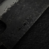 田中 Blue 2 黑打槌目不鏽鋼夾鐵 文化刀 165mm 朴木柄