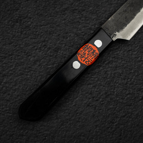 田中 Blue 2 黑打槌目不鏽鋼夾鐵 小刀 120mm