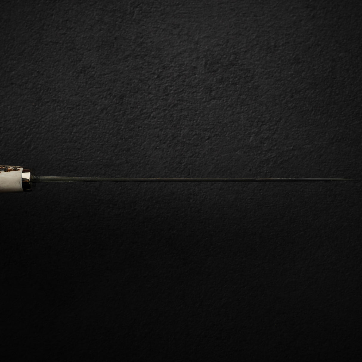 初心 蜃氣樓 超級青鋼 / 青紙超級鋼 牛刀 240mm 大馬士革 黑打 鹿角 柄