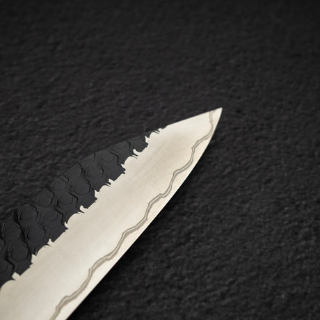 二唐 SG2 黑打槌目 K 型筋引 255mm 綠松石柄