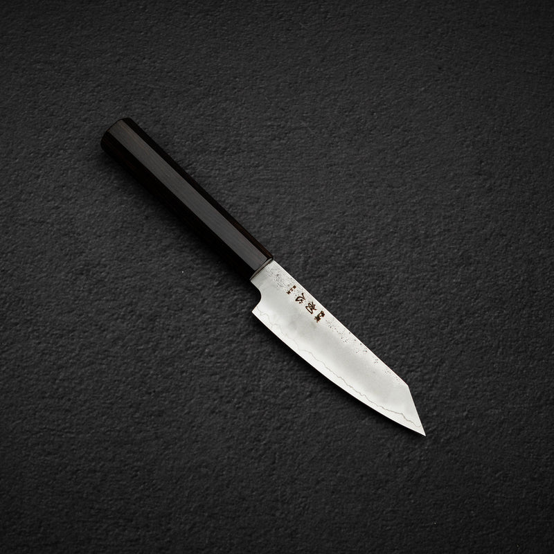 Hatsukokoro Ginrei Ginsan K Tip Petty 120mm Nashiji Ebony
