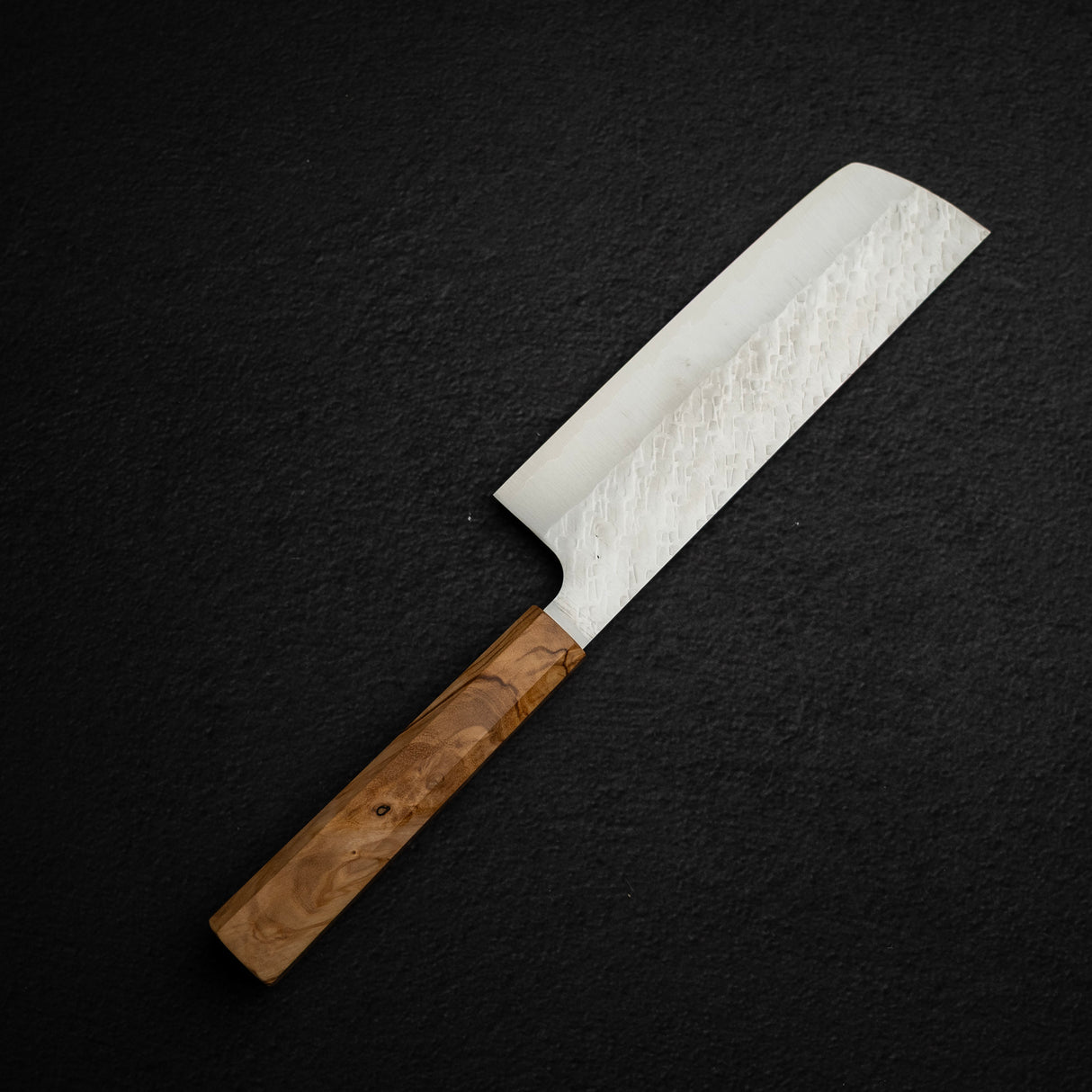Takeshi Saji STRIX Tsuchime 165mm Nakiri Olivewood Handle