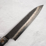 Hatsukokoro Itadaki Blue2 & White2 Dual Core Damasccus Tsushime Petty 150mm with Saya