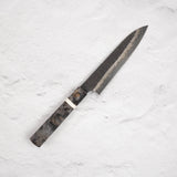 Hatsukokoro Itadaki Blue2 & White2 Dual Core Damasccus Tsushime Petty 150mm with Saya