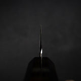 中川 銀三鋼 寬刃 霞 切付 牛刀 210mm 黑檀木柄