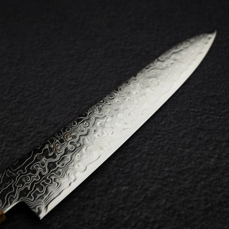 Hatsukokoro Ryuhyo SG2 Damascus Petty 150mm Olivewood Handle