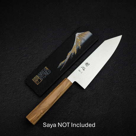 Hatsukokoro Ryuhyo SG2 Damascus Bunka 180mm Olivewood Handle