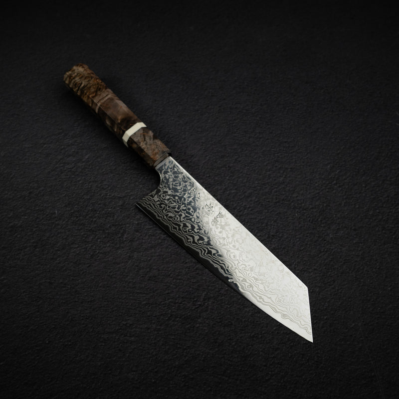 Hatsukokoro Ginga ATS34 Damascus Bunka 180mm