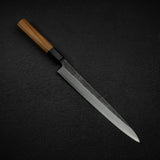 初心 x 直人作 白鷺 Blue 2 黑打柳刃 240mm