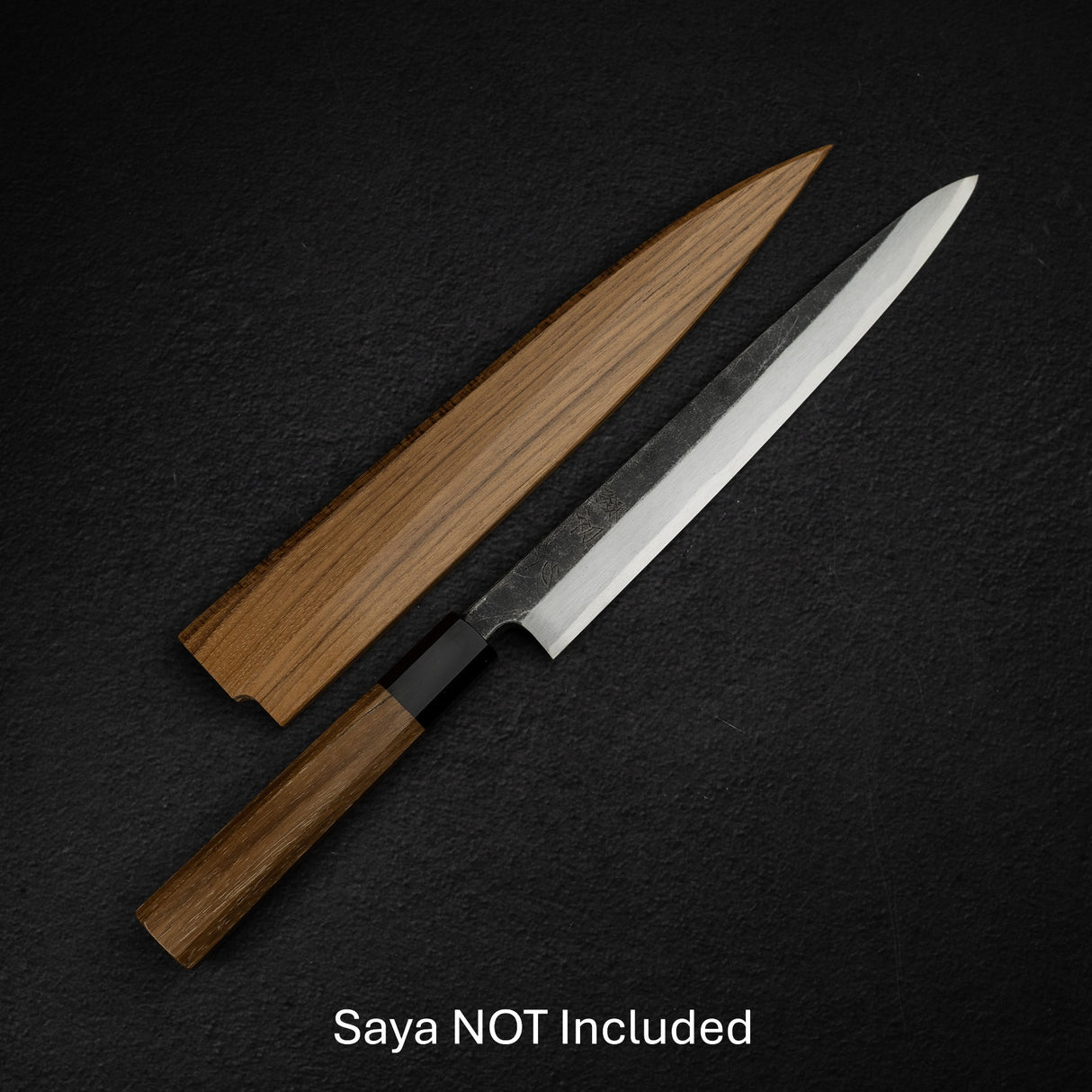 初心 x 直人作 白鷺 Blue 2 黑打柳刃 240mm