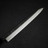 初心 x 直人作 白鷺 Blue 2 黑打柳刃 300mm