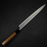 初心 x 直人作 白鷺 Blue 2 黑打柳刃 300mm